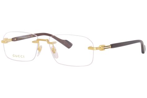 mens gucci optical glasses|gucci rimless glasses for men.